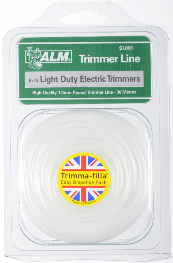 1.3mm x 30m - White Trimmer Line - Click Image to Close